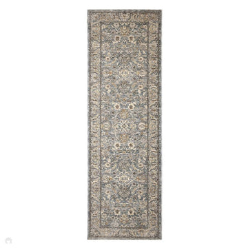 Raja Traditional Grey Runner-Melrose-Rug Love - The Most Loved Rug Store